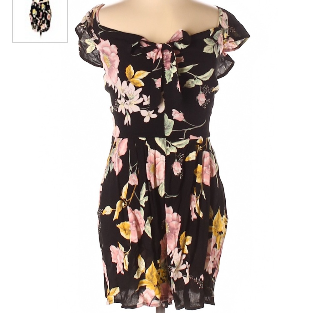 Flowy floral romper